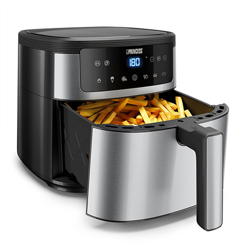 foto del prodotto aerofryer digitale 6l inox princess