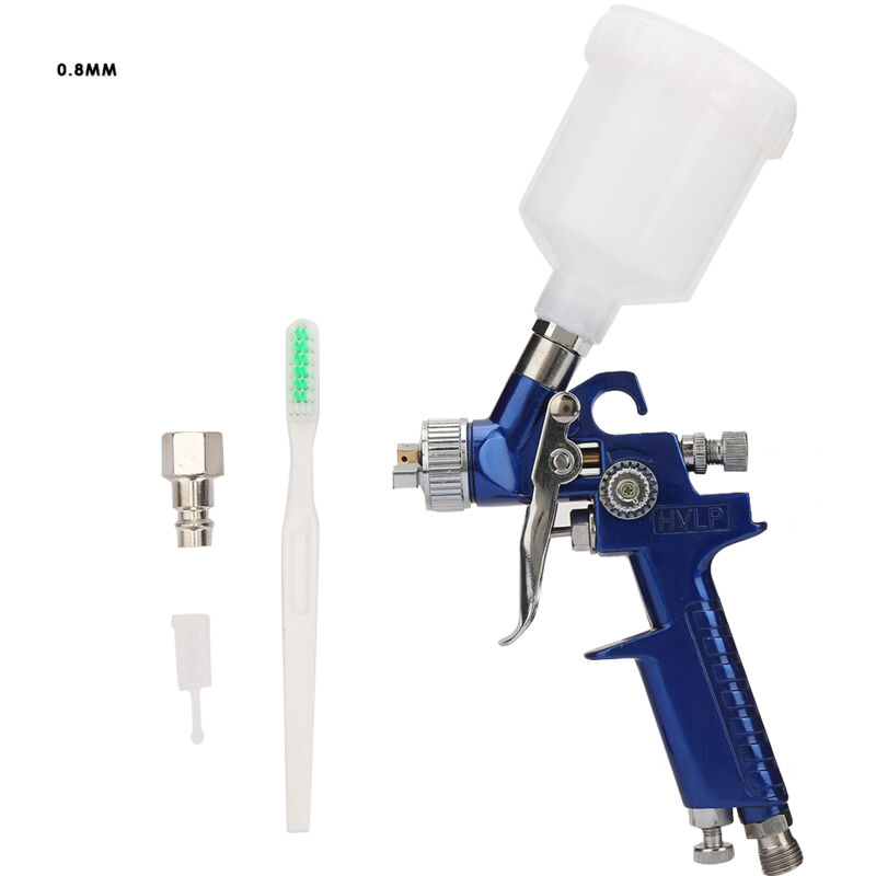 foto del prodotto aerografo a gravit pistola a spruzzo per auto pittura a olio pneumatica di tipo europeo 0,8 mm eosnow