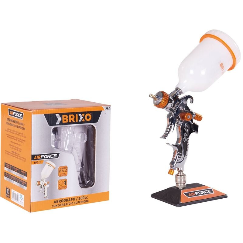 foto del prodotto aerografo pistola spray per verniciare airforce 600 cc brixo