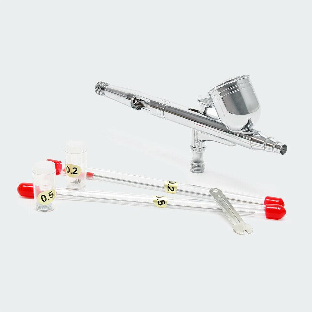 foto del prodotto aerografo professionale doppia azione aghi 0,2 0,3 0,5 mm 16 0000800