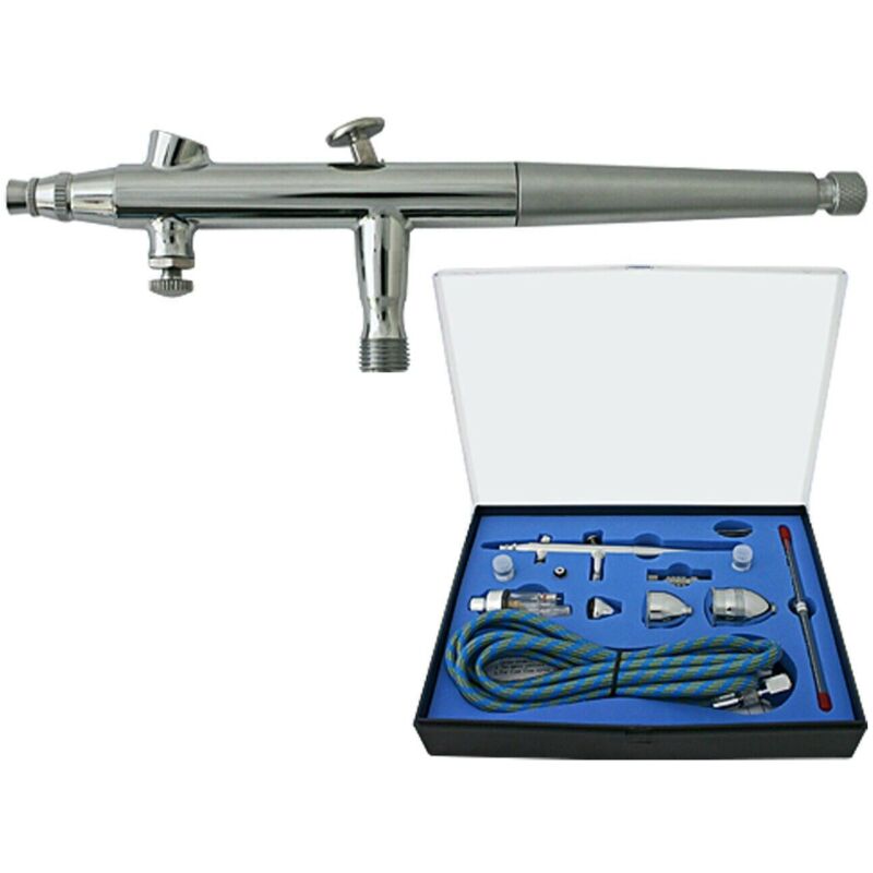 foto del prodotto aerografo professionale tipo 186k doppia azione funzione aghi 0,3 0,5 0,8 160000801