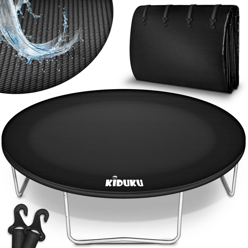 foto del prodotto aerson kiduku telo protettivo copertura per trampolino elastico 305 cm tappeto di protezione dalle intemperie per tappeti elastici telone