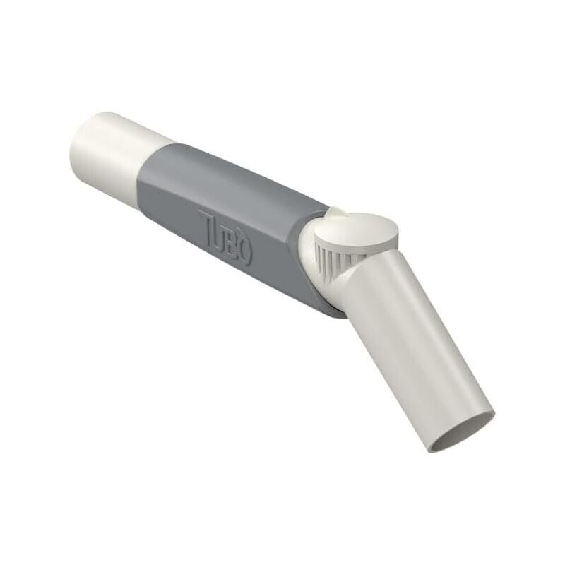 foto del prodotto aertecnica impugnatura tubo soft touch 32 con regolatore di pressione e raccordo girevole ap315t bianco