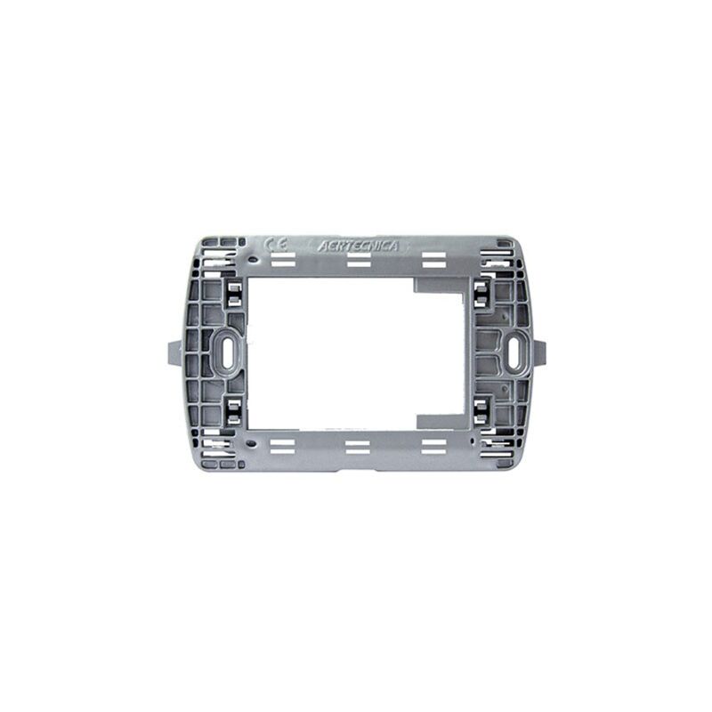 foto del prodotto aertecnica supporto adattatore per placca bticino light tech, livinglight, grigio metallizzato na673