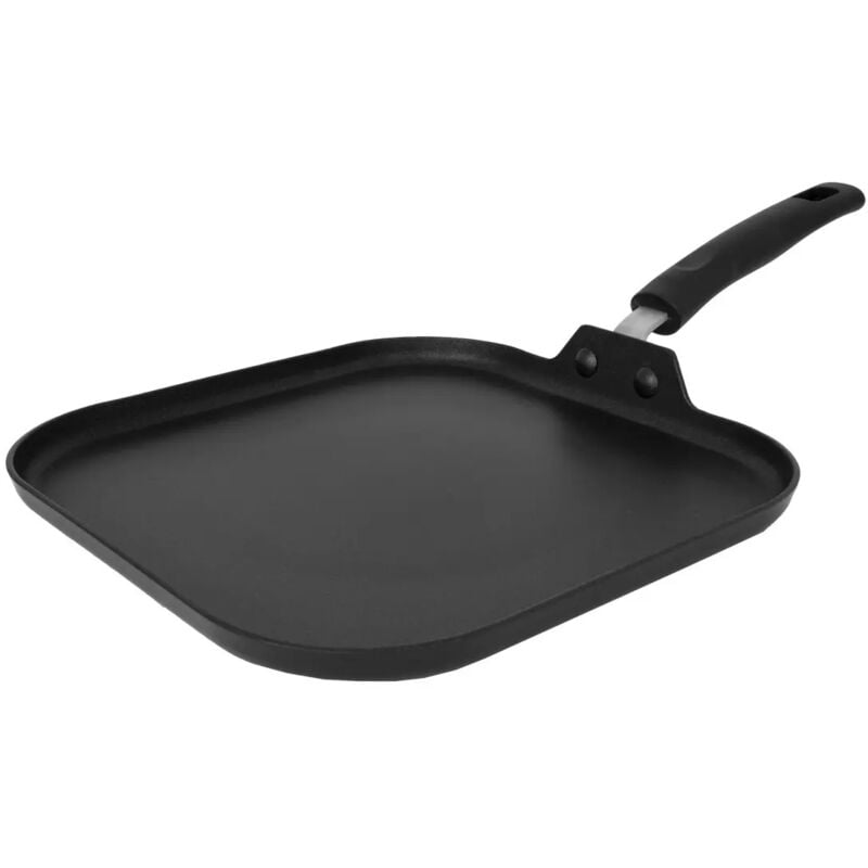 foto del prodotto aeternum bistecchiera liscia piastra multifunzione black pearl 28x28