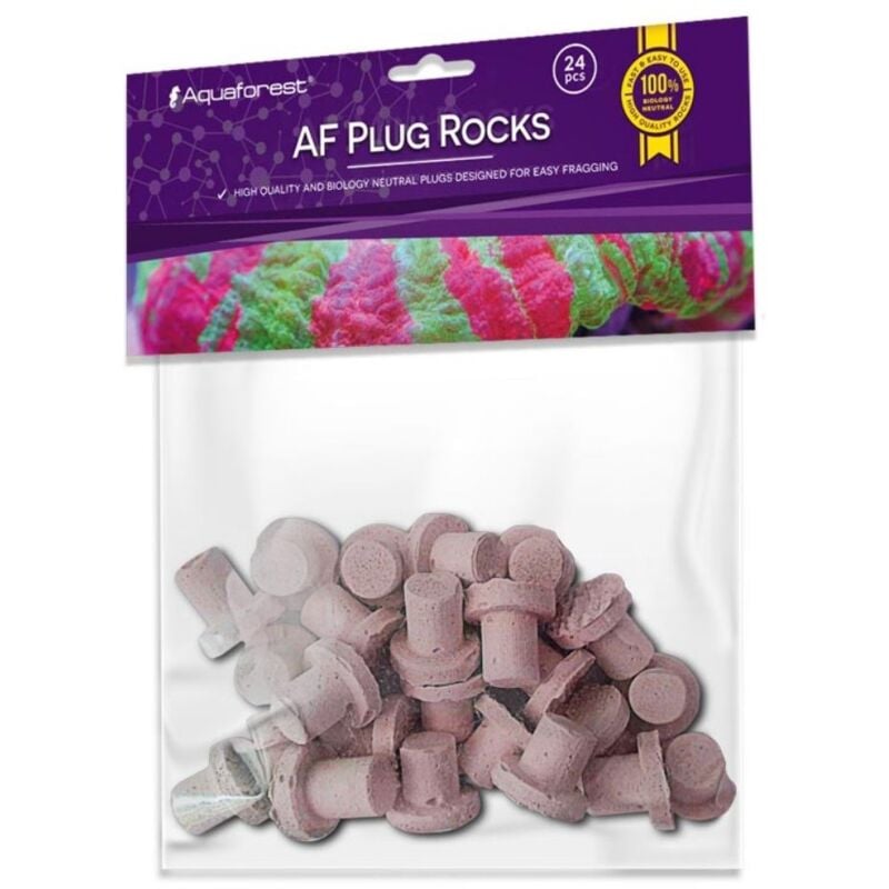 foto del prodotto af plug rocks 24pz basette ad innesto per talee vari colori colore purple aquaforest
