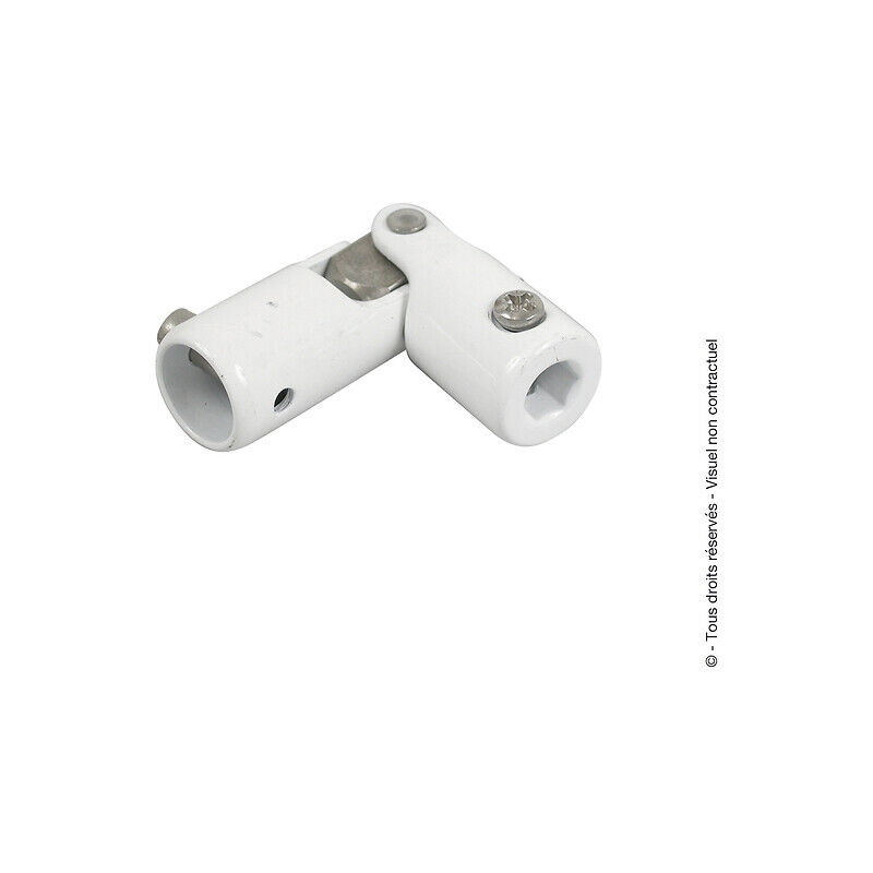 foto del prodotto afbat giunto a ginocchio per tapparella torbel esagono entrata 10mm uscita 12mm 878100