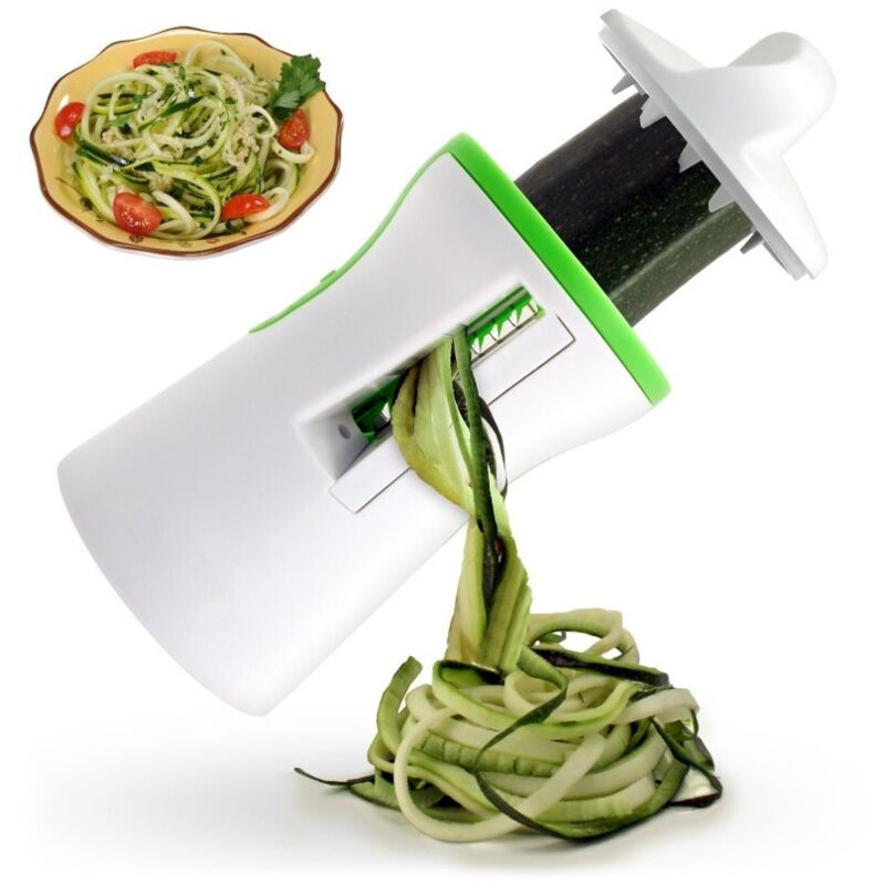 foto del prodotto affetta verdure spaghetti spirale tempera pasta taglia verdure carote zucchine trade shop traesio