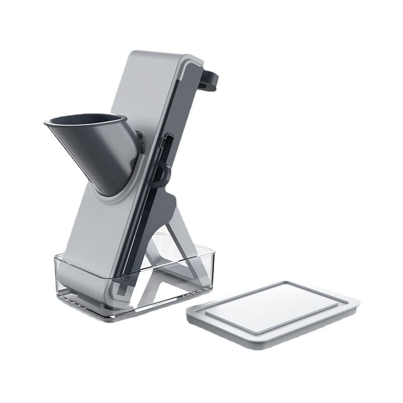foto del prodotto affettatrice affettatrice per patate, affettatrice per verdure regolabile, tagliapatate, affettatrice, tritatutto professionale 3 in 1 per la