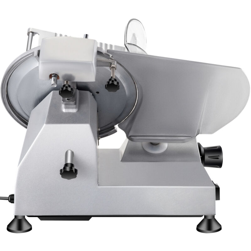 foto del prodotto affettatrice per carne commerciale, affettatrice elettrica per salumi da 240 w con lama in acciaio al carbonio da 10 pollici, 350 400 giri min,