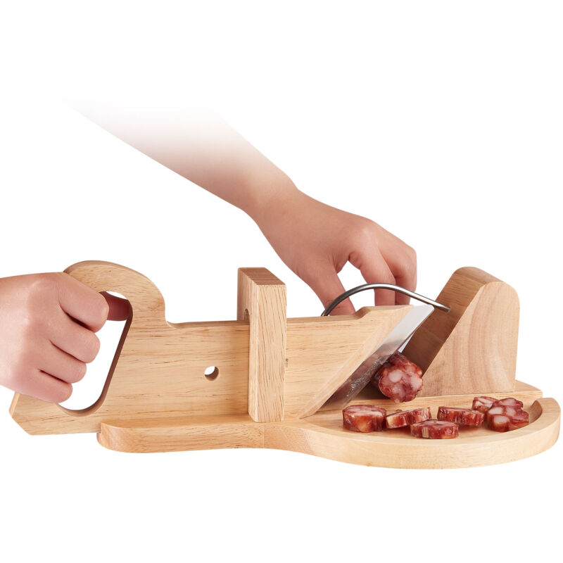 foto del prodotto affettatrice per salumi e salsicce in legno con vassoio laguiole 40268464