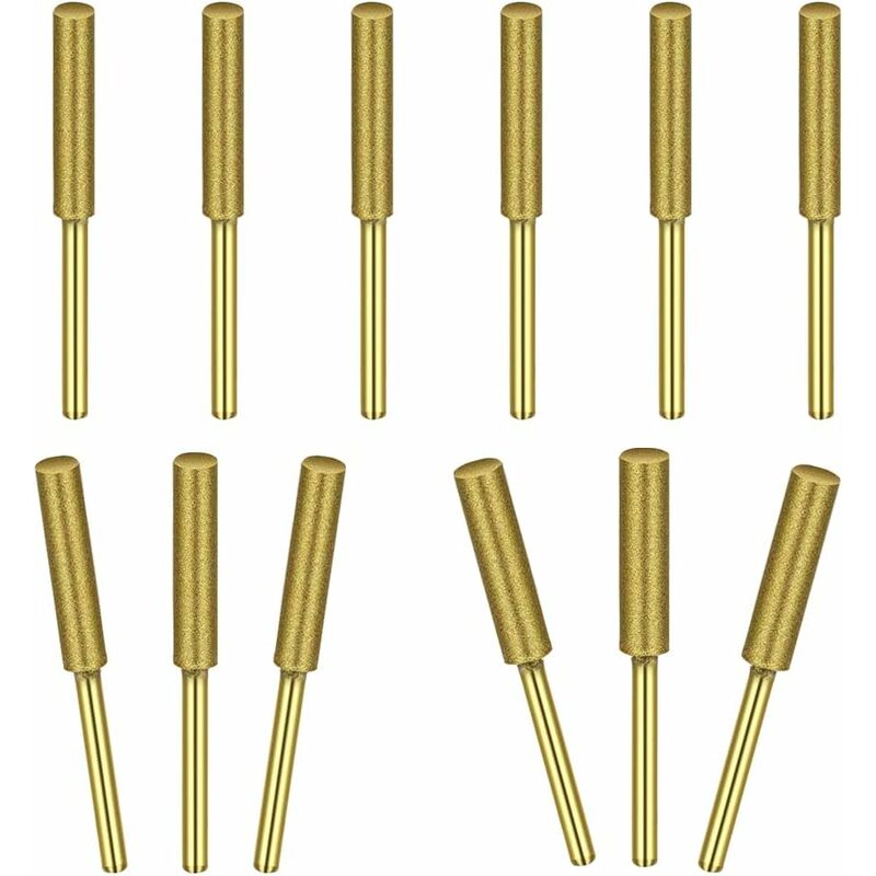 foto del prodotto affilatrice per motosega 12 lame lima la motosega ha una lunghezza maggiore per affilare rapidamente e facilmente le lame 1 pezzo (4.0mm titanio