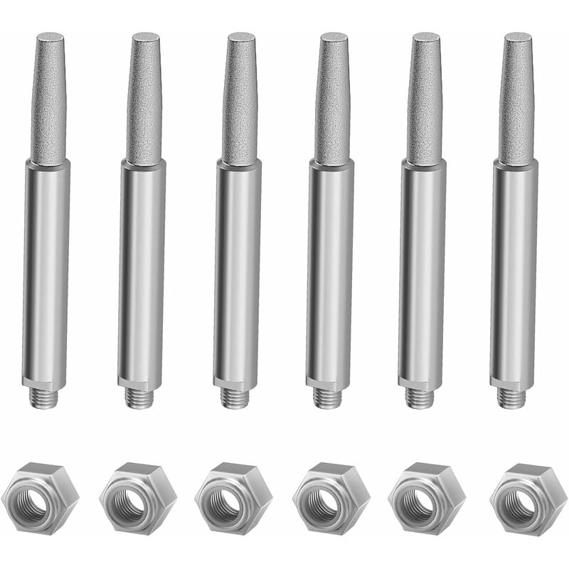foto del prodotto affilatrice per motoseghe, kit di accessori per affilatrici per motoseghe da 6 pezzi, mola per motoseghe per affilare e affilare motoseghe da 6 pezzi