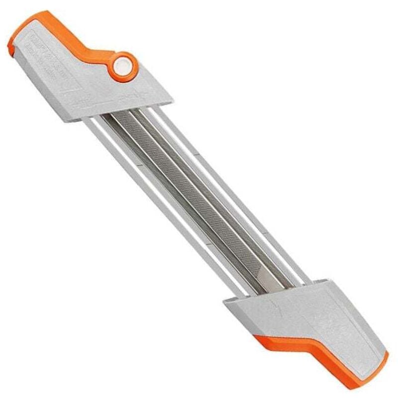 foto del prodotto affilatrice per motoseghe, kit per affilatura motoseghe e motosega