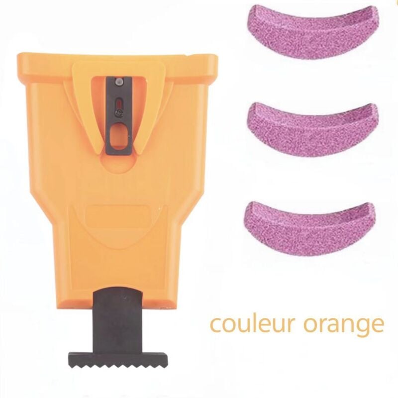 foto del prodotto affilatrice per motoseghe, set di affilatrici per motoseghe con 3 pietre per affilare, utensili rapidi per la lavorazione del legno per boscaioli,