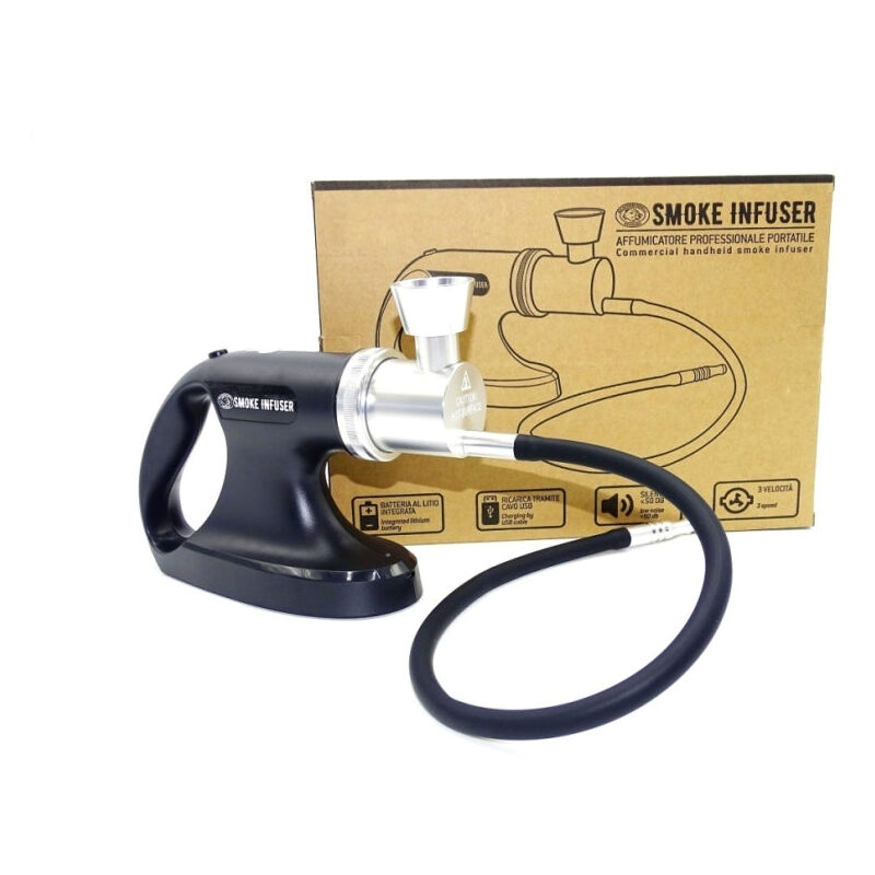 foto del prodotto affumicatore pistola affumicatrice professionale a freddo smoke infuser by braciere in alluminio agnelli
