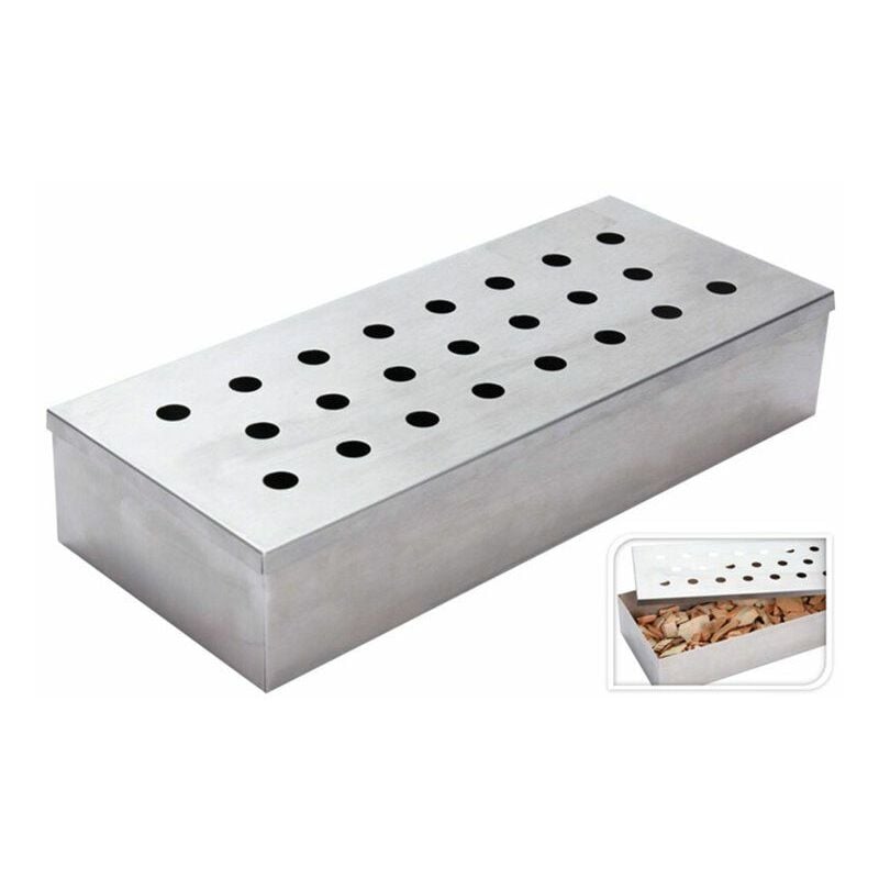 foto del prodotto affumicatore portatile in acciaio inox 45x24x10cm vaggan