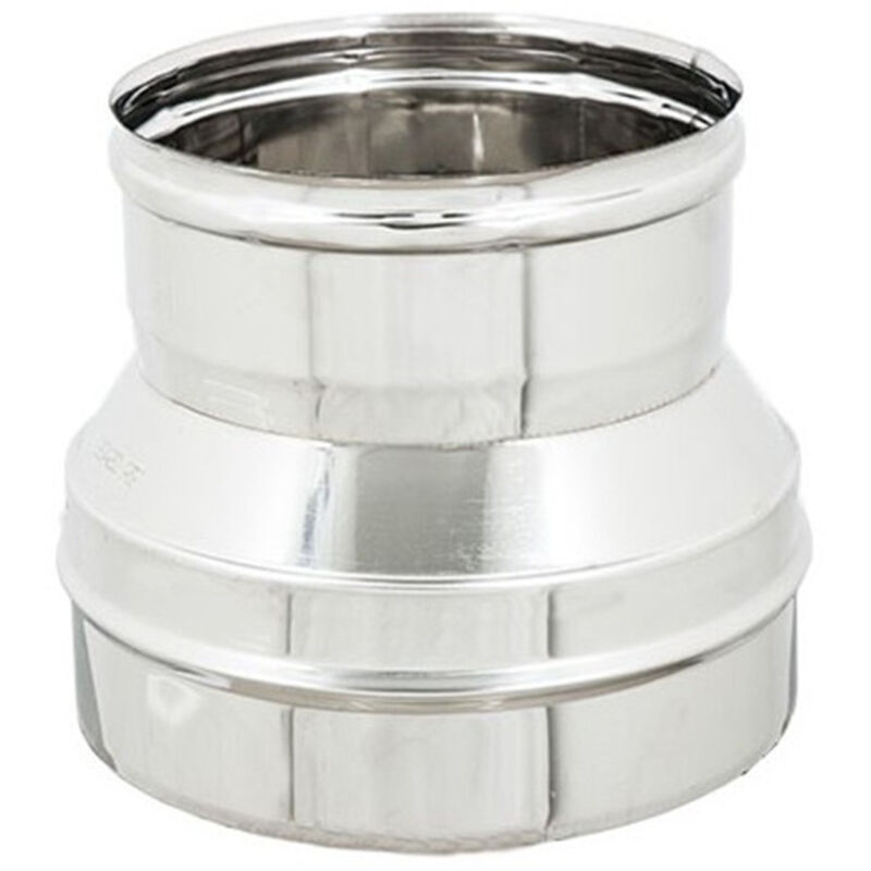 foto del prodotto aflex riduzione inox da m 120 a f variabile spessore 6 decimi aisi 304, diametro 100mm