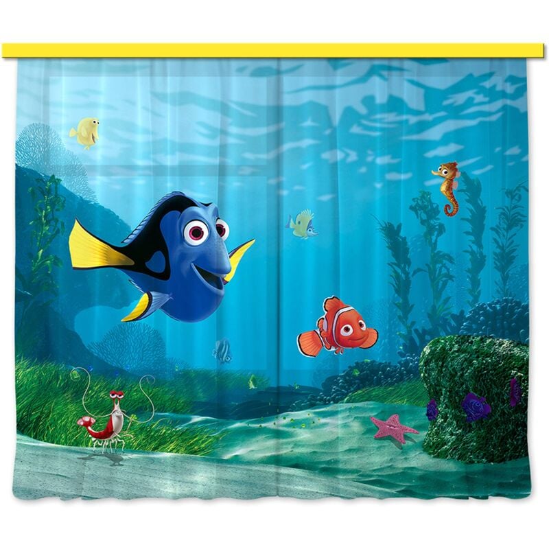 foto del prodotto ag art ag design fcs xl 4320 tende per camera bambini, motivo nemo disney