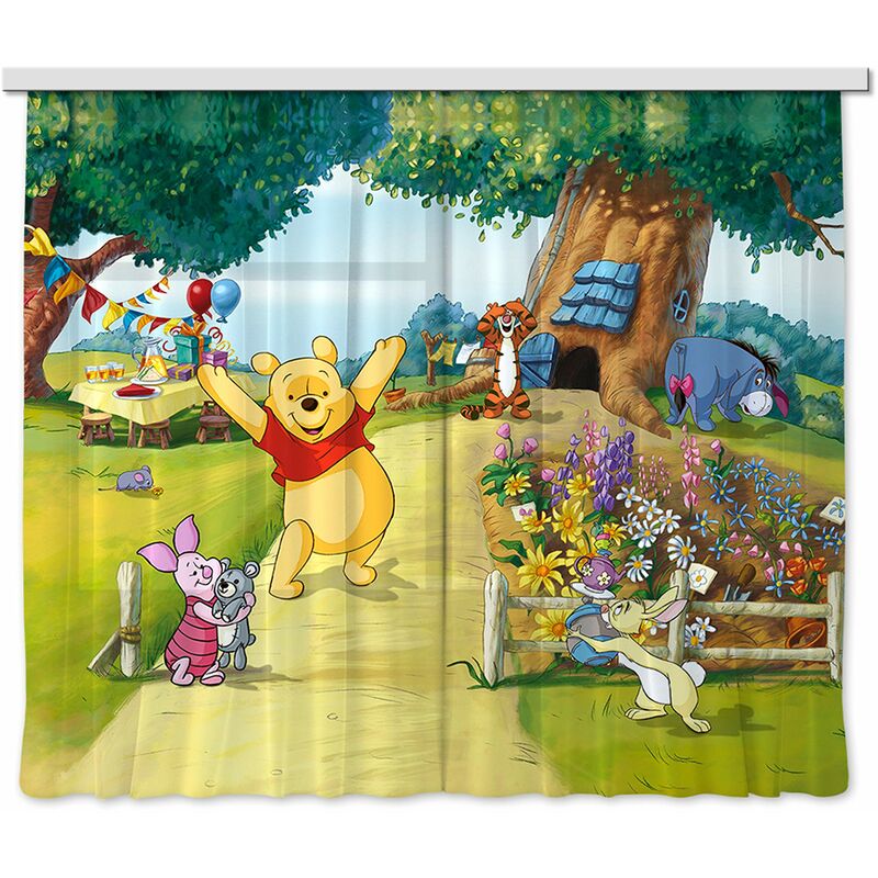 foto del prodotto ag art - tenda fcs xl 4309 per cameretta, con motivo di winnie the pooh disney