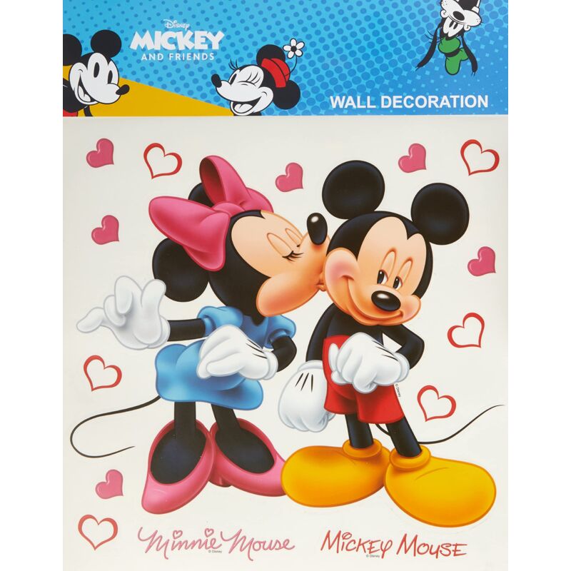 foto del prodotto ag design dks 1085 disney mickey mouse, adesivi da parete, 30 x 30 cm parte 1, carta, colorato, 30 x 30 cm