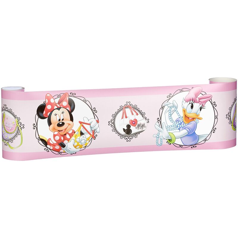 foto del prodotto ag design wbd 8067 disney mickey mouse, bordo adesivo da parete, 1 rotolo, carta, multicolore, 500 x 14 cm