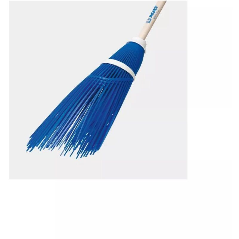 foto del prodotto agef scopa da spazzino con fili diritti manico da 130cm.
