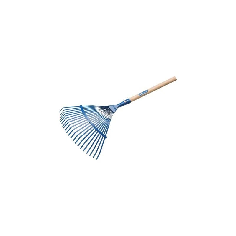 foto del prodotto agef scopa giardino a ventaglio manico 850 acciaio vern faggio cm 38 h.cm 130