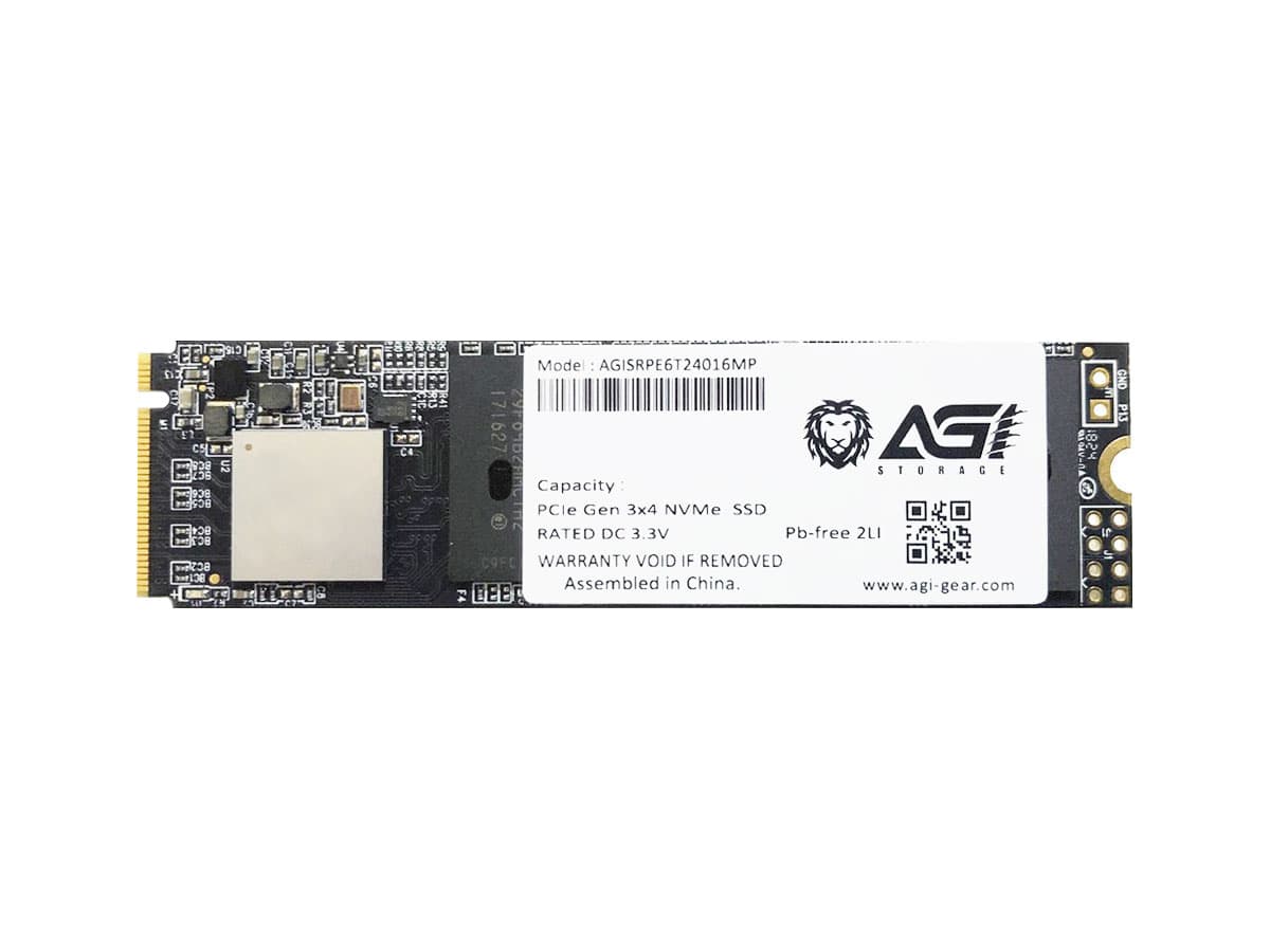 foto del prodotto agi ssd interno m.2 2tb pcie 2280 gen. 3x4 read write 3500 3270 dram cache