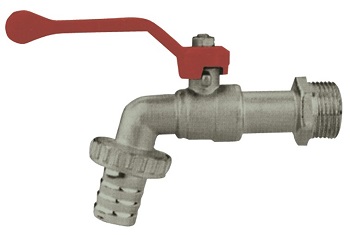 foto del prodotto aglaia rubinetto a sfera c/portag. 3/8 leva allum.