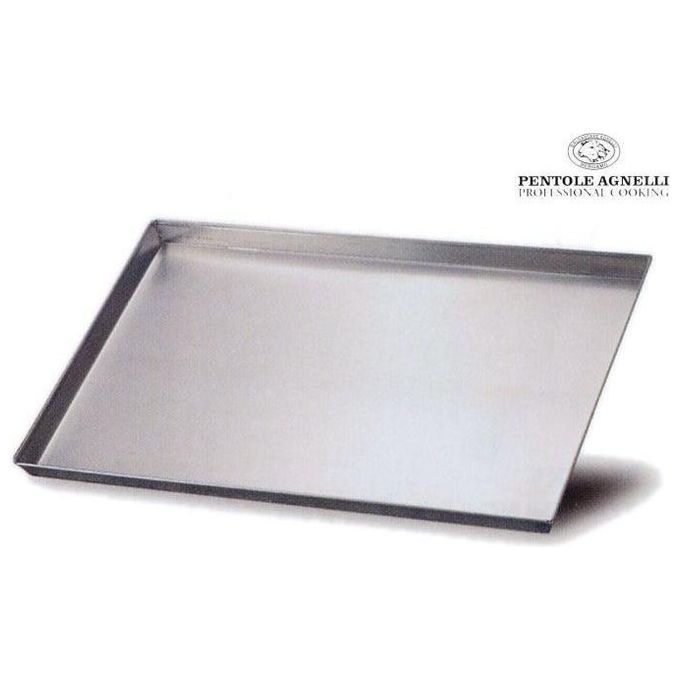 foto del prodotto agnelli agnelli teglia rettangolare bassa per pizza in alluminio 50x35x3