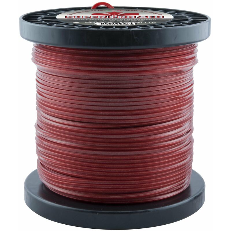 foto del prodotto agp filo quadro in nylon alluminio per decespugliatore 4 mm x 100 metri kg2 lb4