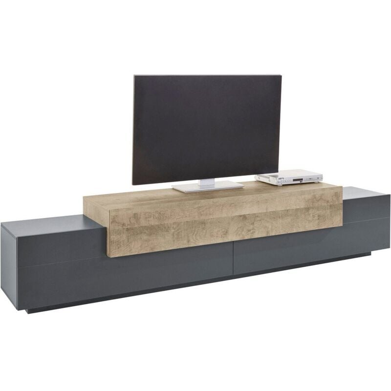 foto del prodotto ahd amazing home design mobile porta tv moderno 240x45x51,5cm celestia colore antracite
