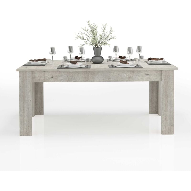 foto del prodotto ahd amazing home design whous tavolo allungabile jesi per sala da pranzo e soggiorno, estensibile da 140 a 190 cm, tavolo cucina per 6 8 persone,