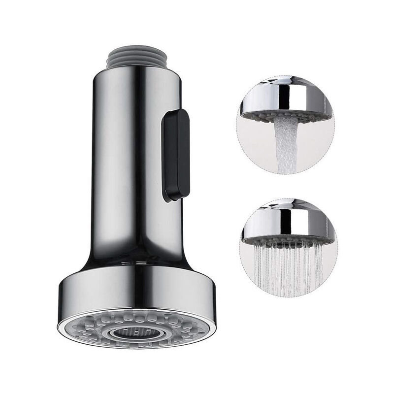 foto del prodotto aiducho rubinetto da cucina estraibile a 2 modalit con ugello spray per lavello da cucina, lavabo da bagno, rubinetti da 1 2 pollice con manopola