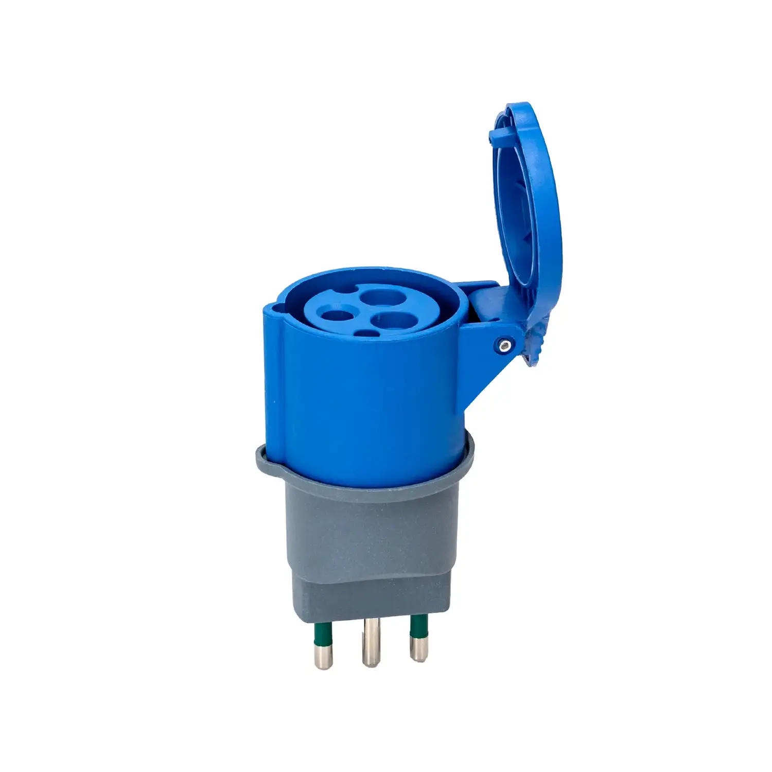 foto del prodotto aigostar adattatore elettrico da spina civile 16a a presa industriale 2p t 16a 
