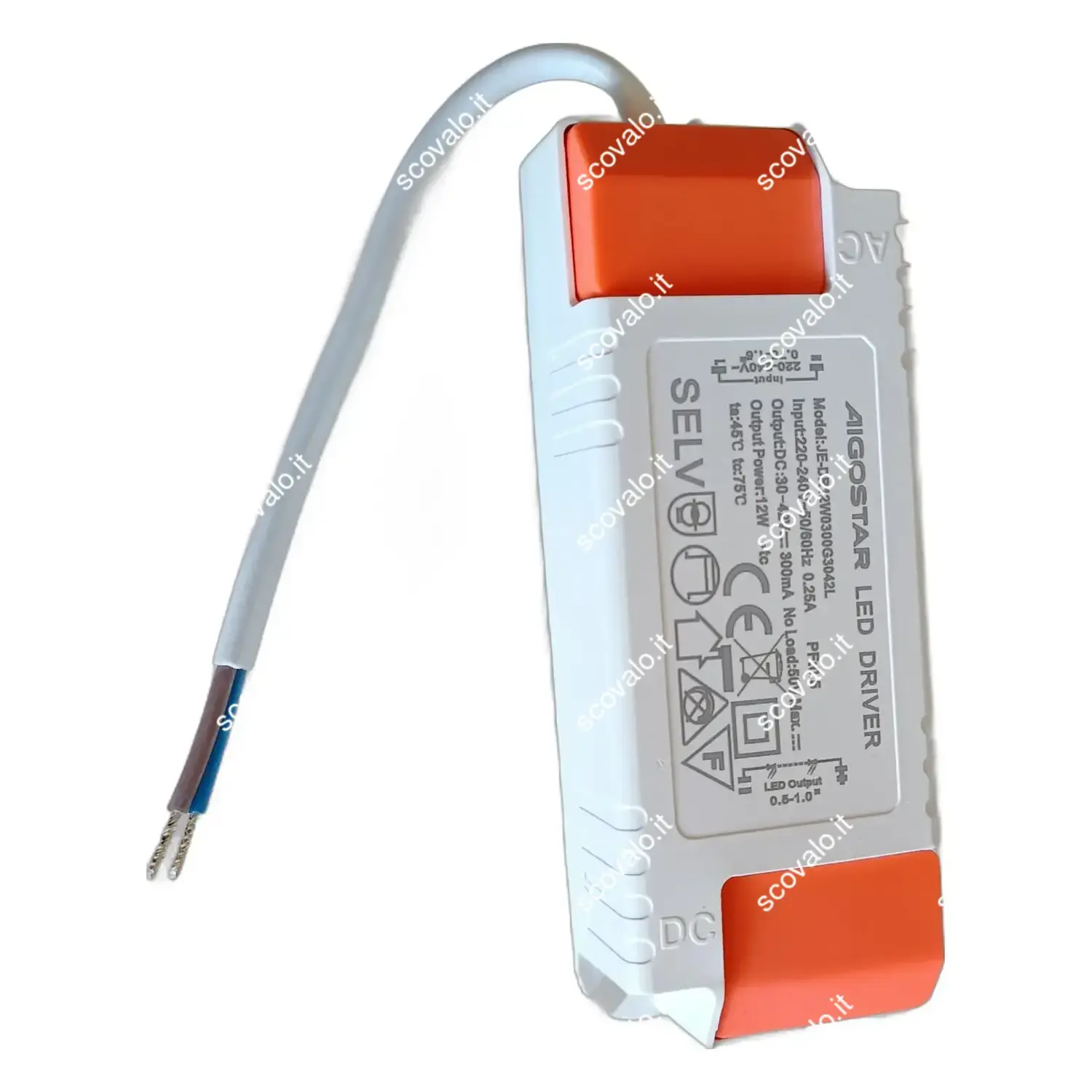 foto del prodotto aigostar alimentatore driver pannello led 30 42 volt stabilizzato trasformatore 12 watt
