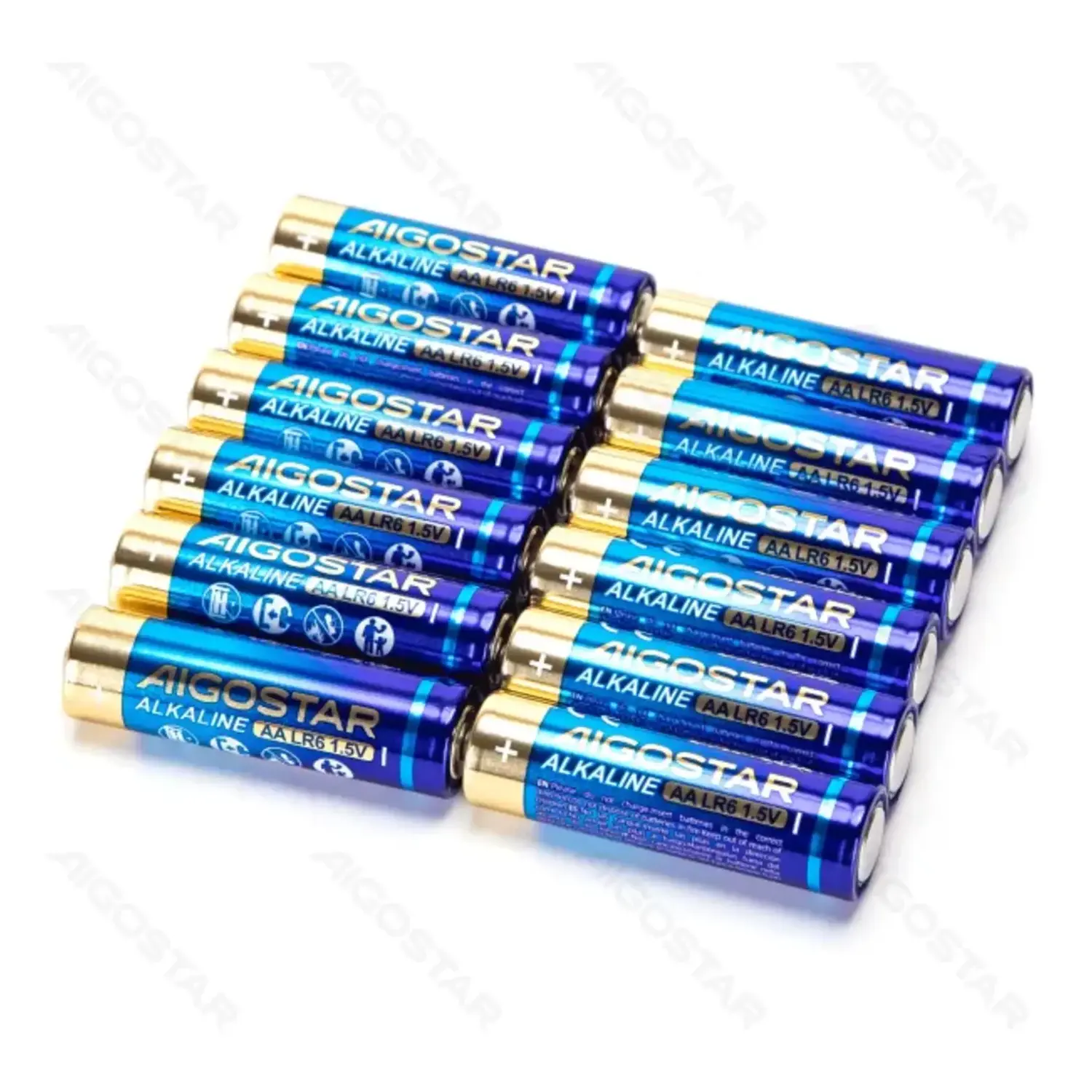 foto del prodotto aigostar batteria alcalina pi energia extra super potente lr03 stilo aa