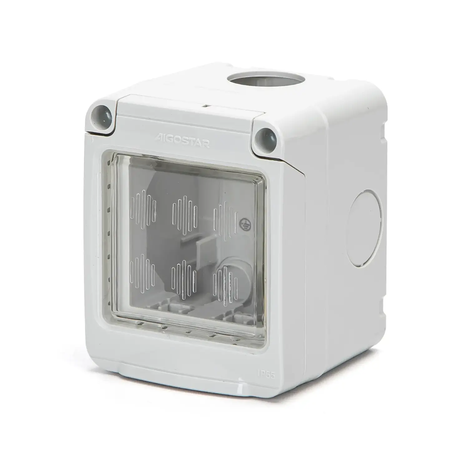 foto del prodotto aigostar cassetta elettrica stagna idrobox compatibile bticino matix 2 fori