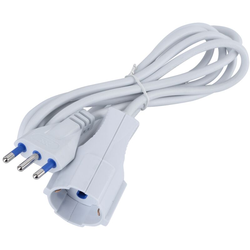 foto del prodotto aigostar cavo prolunga elettrico da 2m 8211 spina 16a e presa schuko bipasso