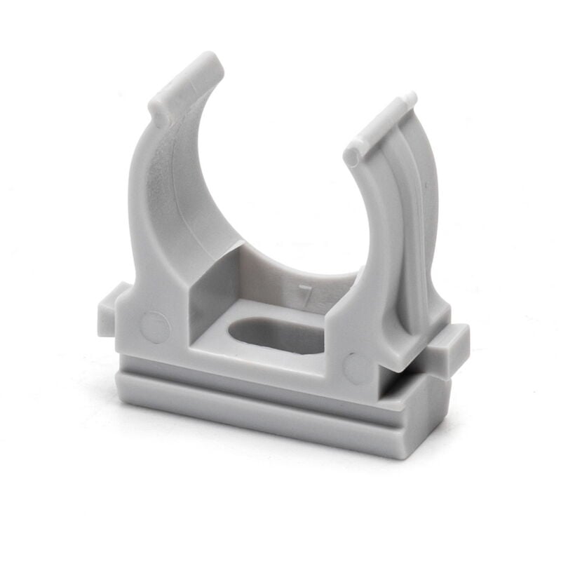 foto del prodotto aigostar clips fissatubo a scatto per tubo 20mm grigio 10pz