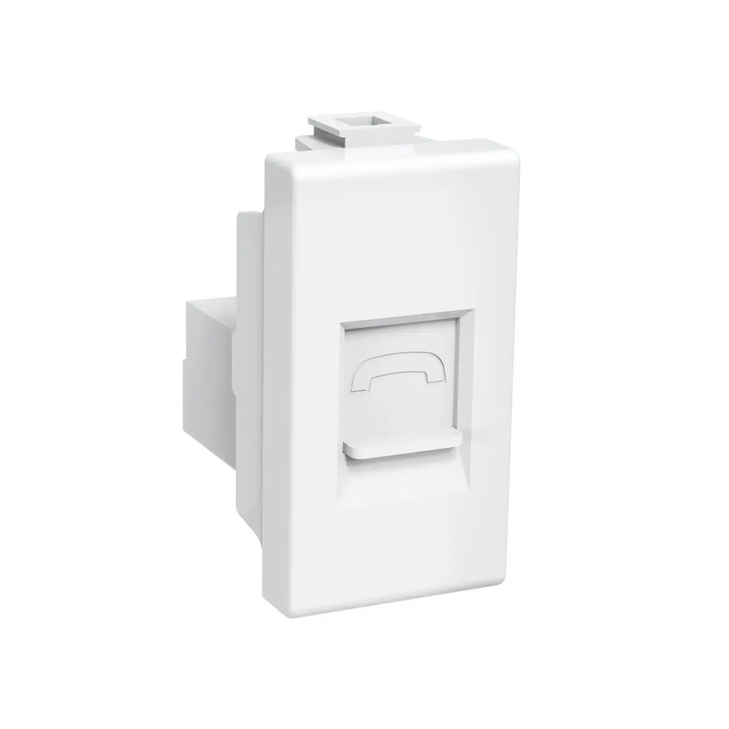 foto del prodotto aigostar compatibile matix presa telefonica rj11 bianco