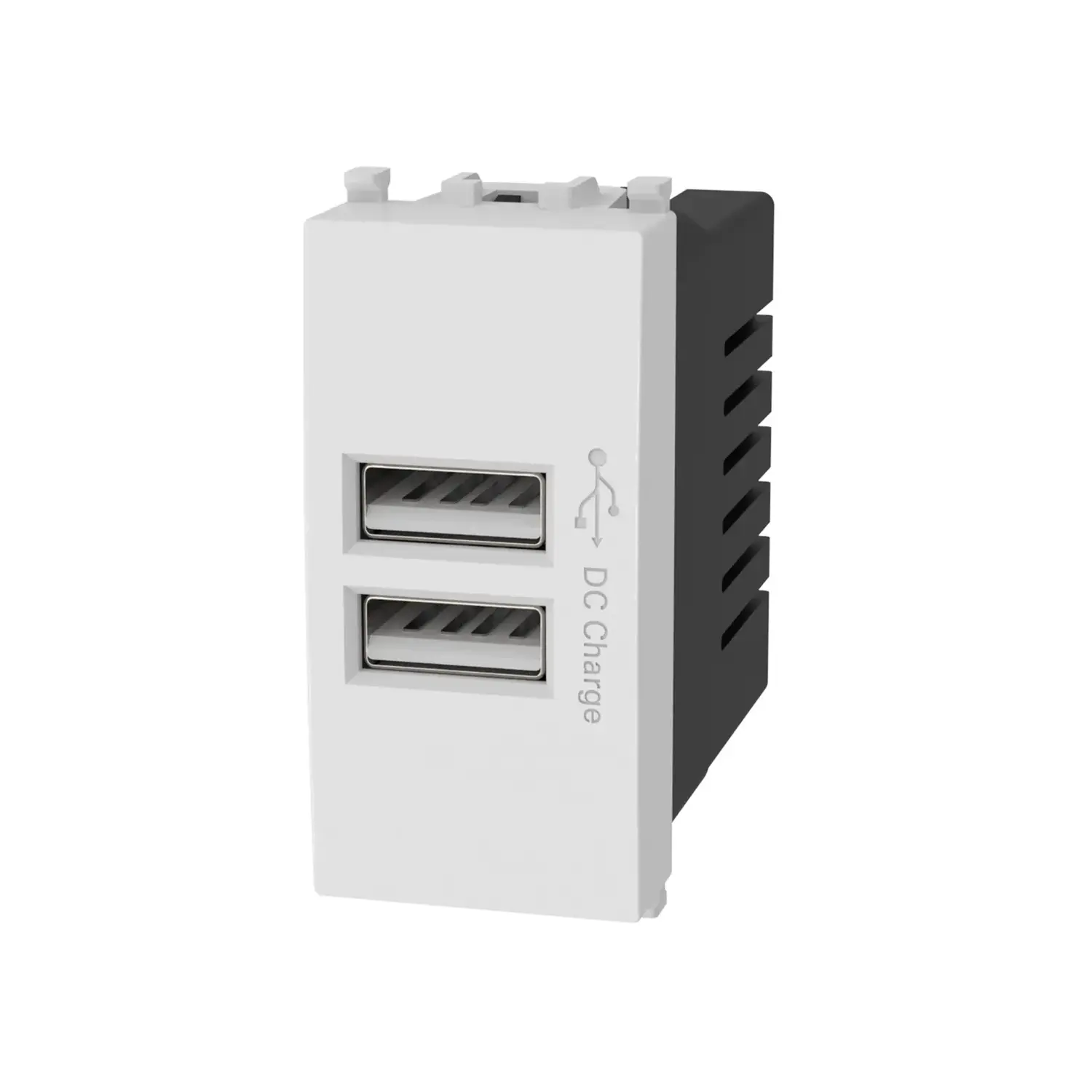 foto del prodotto aigostar compatibile vimar plana 230v presa usb doppia bianco