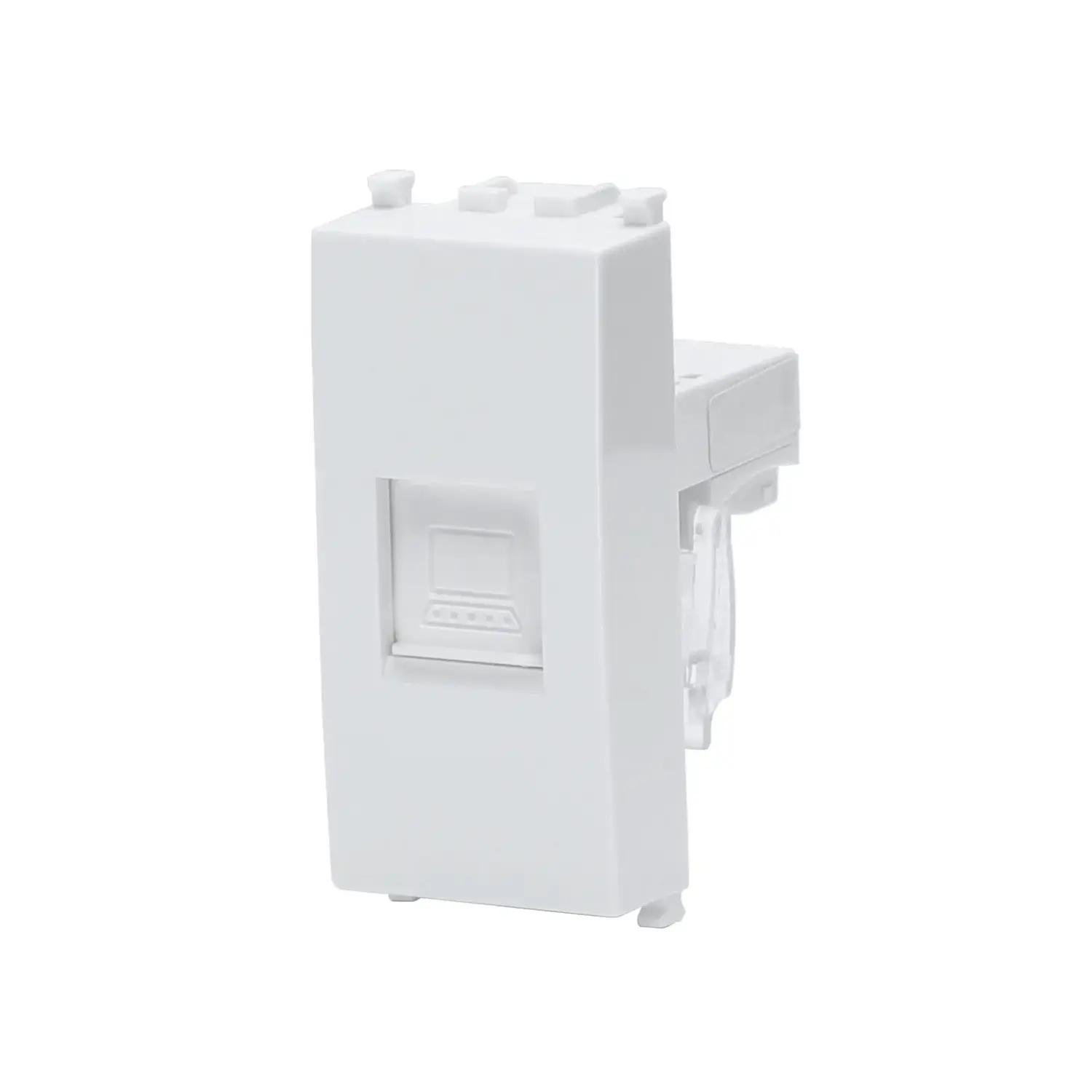 foto del prodotto aigostar compatibile vimar plana presa rete rj45 bianco