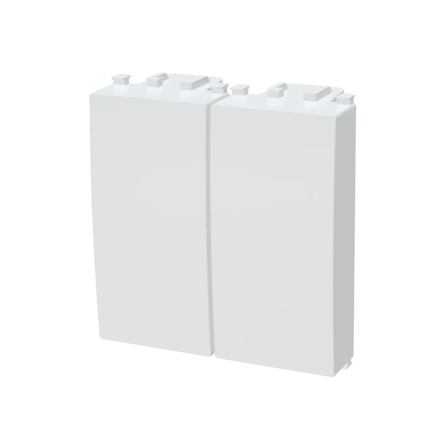 foto del prodotto aigostar compatibile vimar plana tappo copriforo falso polo bianco 2 pezzi