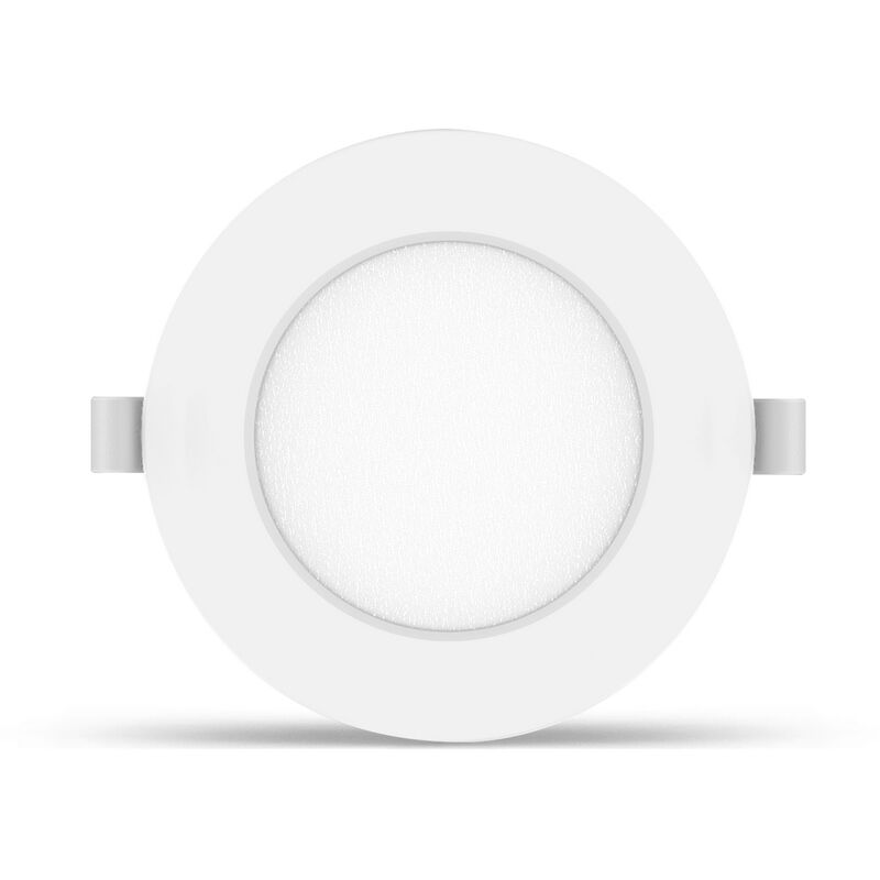 foto del prodotto aigostar faretto led da incasso 4w rotondo cornice bianca apertura 100 gradi bianco freddo 6500k