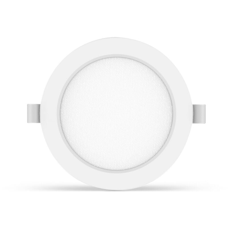 foto del prodotto aigostar faretto led slim da incasso 18w rotondo cornice bianca apertura 100 gradi bianco neutro 4500k