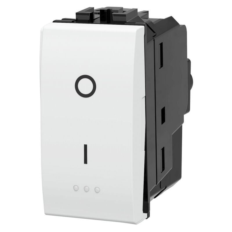 foto del prodotto aigostar interruttore bipolare 20a bianco compatibile anche con bticino livinglight