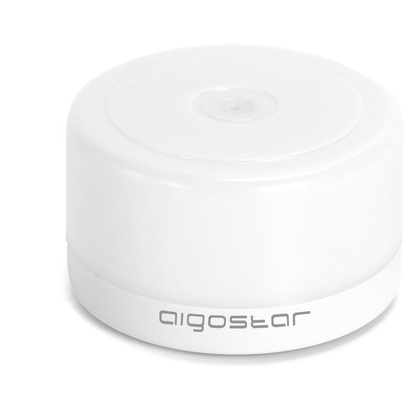 foto del prodotto aigostar lampada led portatile rotonda bianca 1w ricaricabile usb con calamita bianco freddo 6500k