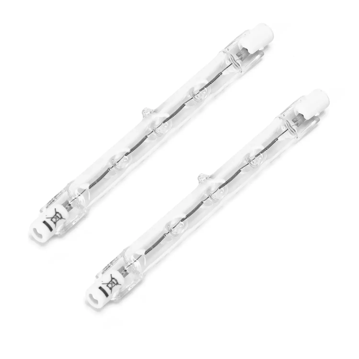 foto del prodotto aigostar lampadina alogena faretti lineare eco r7s 230 watt bianco caldo 2 pezzi 118 mm